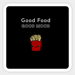 Good Food Good Mood Sticker